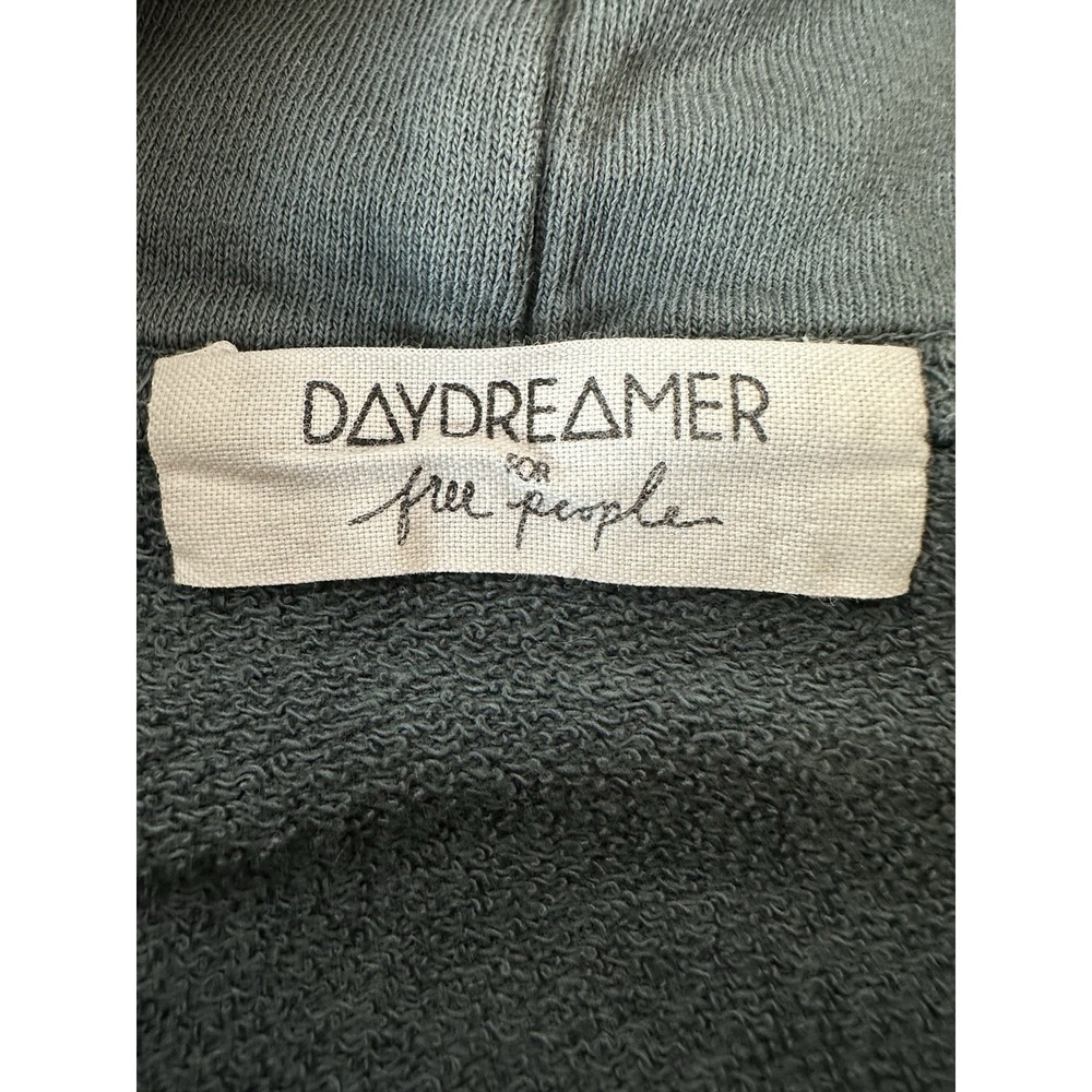 Free People DAYDREAMER X‎ REVOLVE Flocked Rolling Stones Hoodie Sweatshirt XS - Picture 4 of 10